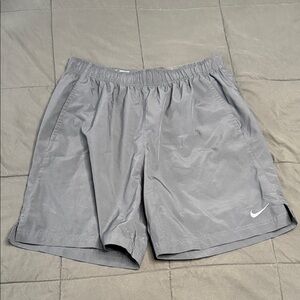 Nike Men's Silver Athletic Shorts